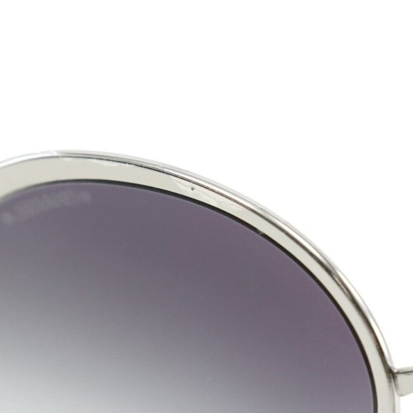 CHANEL 4206 sunglasses Silver / blue plastic Women - Picture 6 of 10